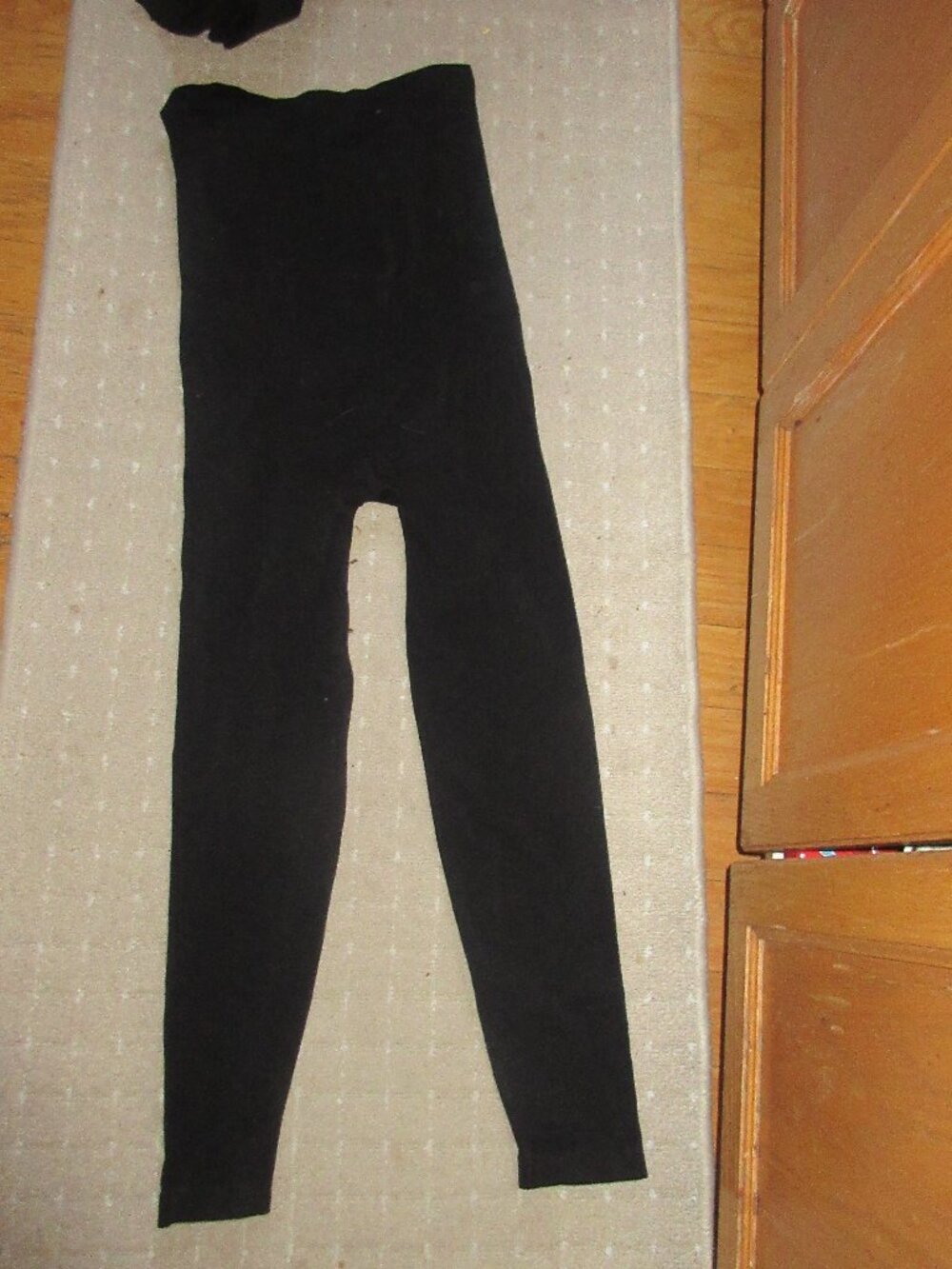 Spanx Black High Waisted shaper leggings shapewear xl